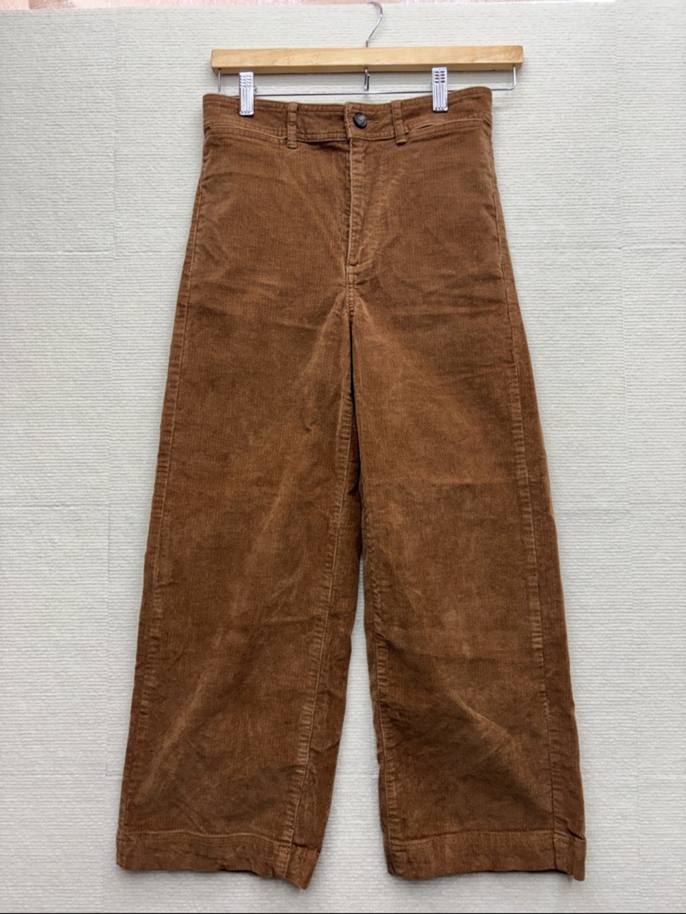 EVERLANE | 4 Brown Corduroy Wide-Leg Pants - Picture 1 of 7
